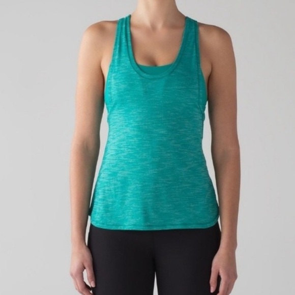 Lululemon Teal Glide and Stride Tank - Picture 2 of 13